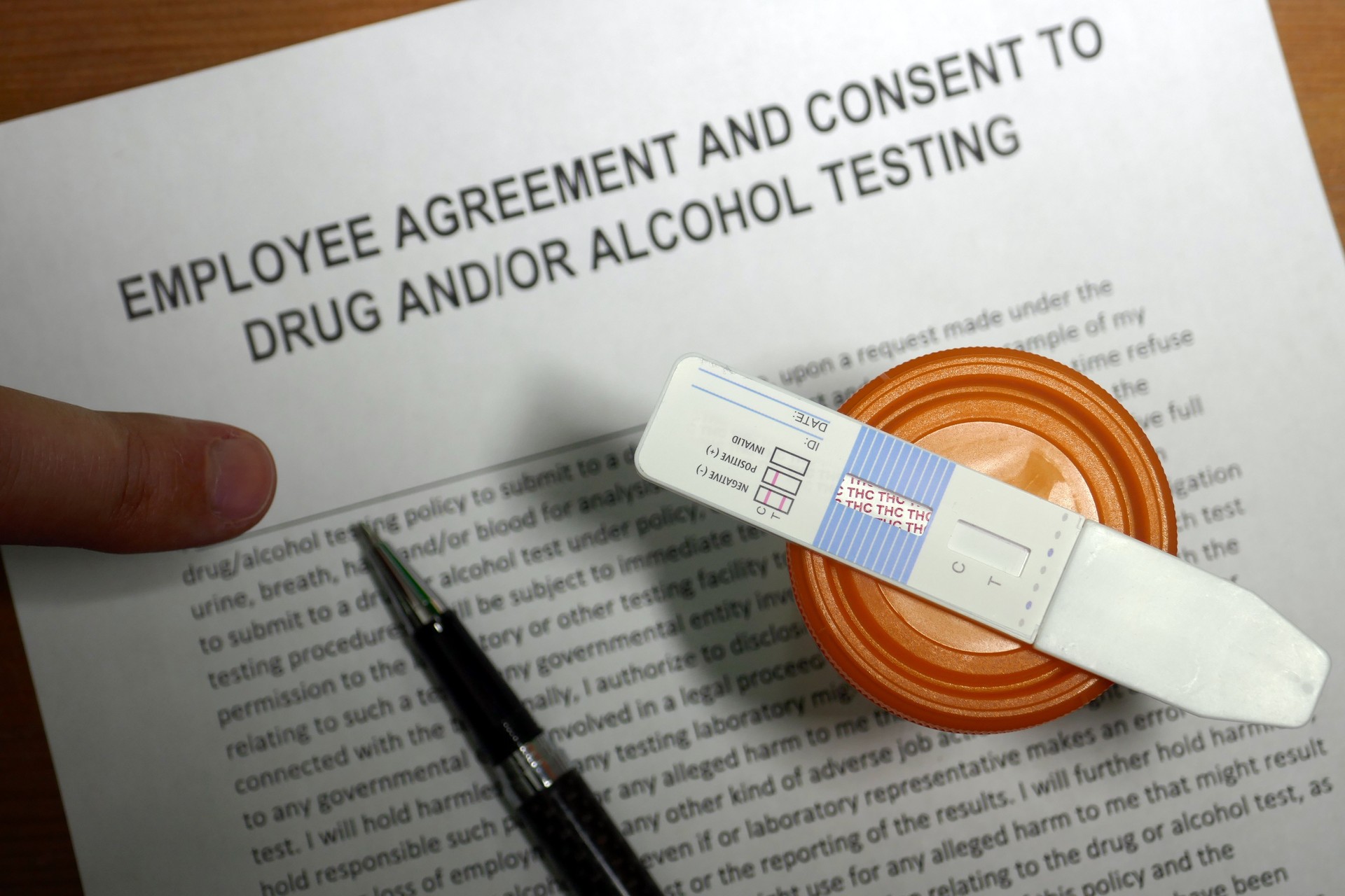 Employment Cannabis drug test