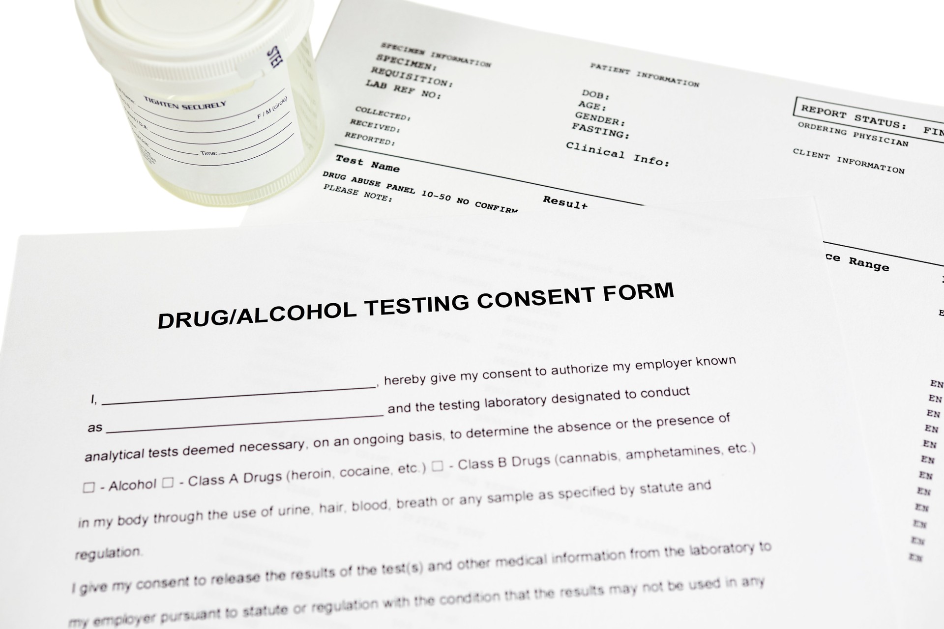 Drug and Alcohol Testing Consent Form